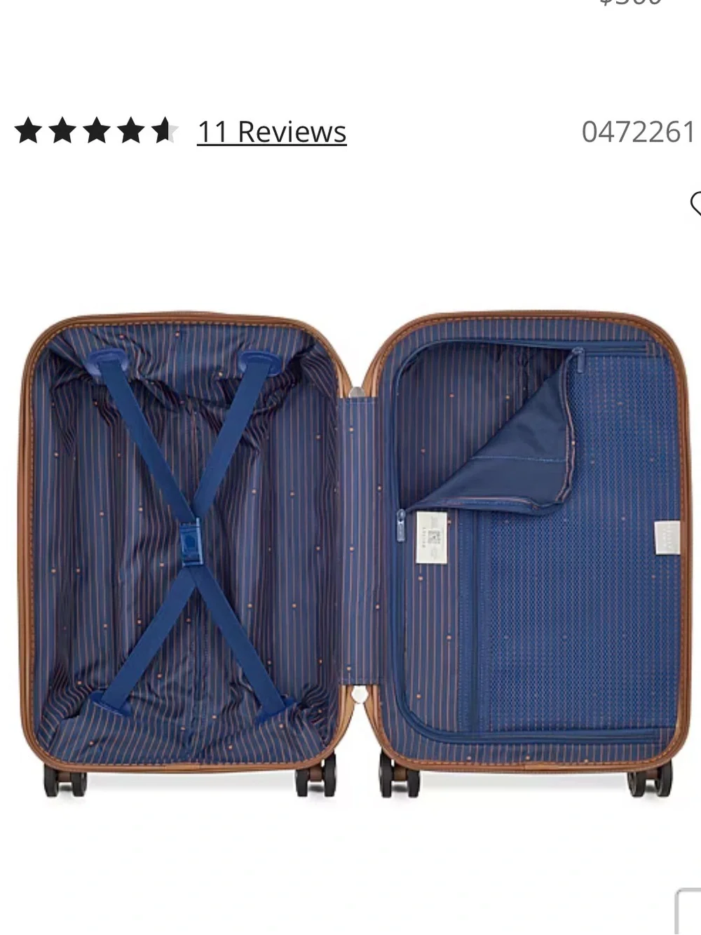Delsey 🏖️Paris Flânerie Carry-On Hard-Shell Spinner Suitcase - Travel Luggage